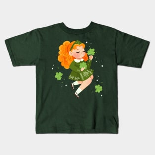 Irish dancer Kids T-Shirt